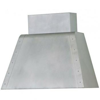 Campana extractora Daytona en acero inoxidable plateado 80 cm