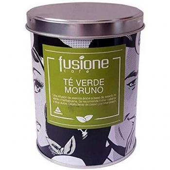Fusione Té Verde Moruno, Infusión relajante y natural - Lata de 40 pirámides