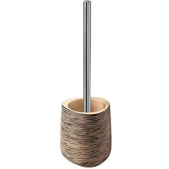 Gedy AQ330300300 Escobillero Wc, Beige, 10.7x10.9x40