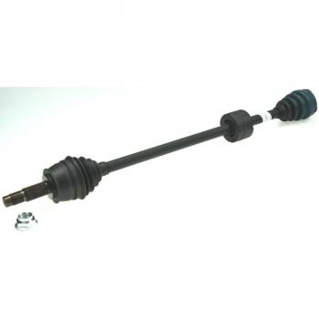 Eje motriz y árbol de transmisión SPIDAN 25963, compatible con diversos modelos de vehículos, fabricado en acero de alta resistencia, diseñado para transmitir potencia del motor a las ruedas, incluye juntas homocinéticas y está sometido a