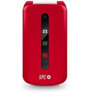 Teléfono Móvil SPC Epic en Rojo con Pantalla de 2.8/7.11cm, Dual SIM, Bluetooth, Cámara Integrada, Agenda para 300 Contactos y Batería de 800mAh