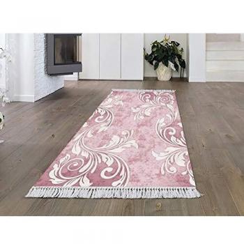 Homemania - Alfombra de Poliamida microestampada, 80 x 300 x 0,1 cm