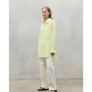 Camisa Andrea verde ECOALF - Camisa de mujer ecológica con bolsillo en el pecho