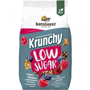MUESLI KRUNCHY LOW SUGAR frutos rojos 375gr. BIO