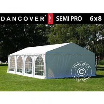 Carpa para Fiestas Semi Pro Plus 6x8m PVC Blanca