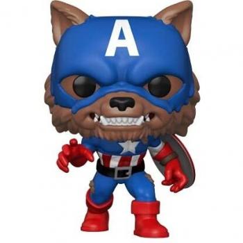 Funko Pop! Marvel Capitán América Capwolf Exclusivo SDCC 2021 Edición Limitada