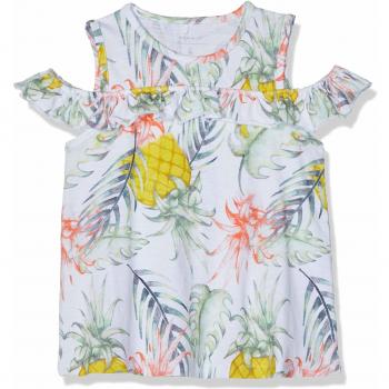 NAME IT Nmfjade SS Top Camiseta, Blanco