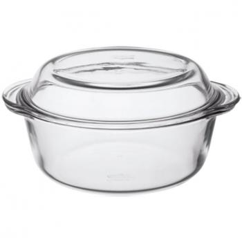 Cacerola de Vidrio Borcam 2 L. con Tapa
