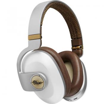 Blue Microphones Satellite Premium Over-Ear Wireless Headphones, White