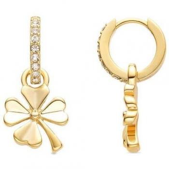 Pendientes Luxenter Africa Basic de metal bañado en oro