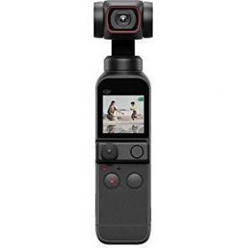 DJI Pocket 2 - 3 Axis Handheld Gimbal Stabilizer with 4K Camera, Vlog, Ultra HD Video, 64 MP Pixel high-resolution Photo, 1/1.7” CMOS, Vlog, Noise Reduction, Time Lapse, Slow Motion, 8x Zoom