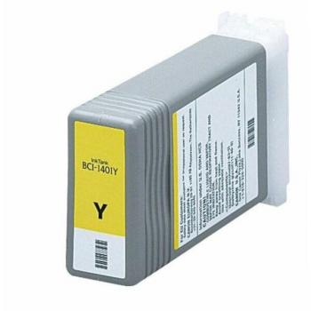 Canon BCI-1401Y Yellow Ink Cartridge - Cartucho de tinta amarillo original para impresoras Canon