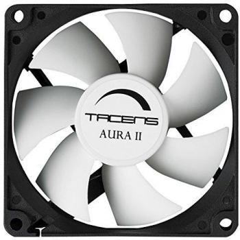Tacens 3AURAII12, Ventilador Ordenador 12 cm, Ultrasilencioso, Antipolvo, Negro