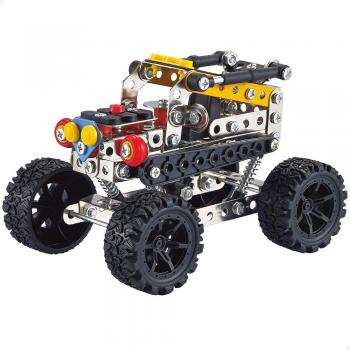 COLORBABY 49591 - Coche para construir con 201 piezas de metal Smart Theory / Juguete de construcción , maqueta de coche, juego construcción / Construir coche, incluye herramientas de montaje
