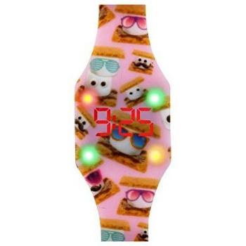 KIDDUS Reloj LED Digital para niña o niño. Pulsera de Silicona Suave. Batería Japonesa reemplazable. Fácil de Leer y Aprender Las Horas. Luces parpadeantes. KI10219
