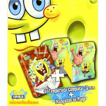 Bob esponja 4temporada toalla dvd