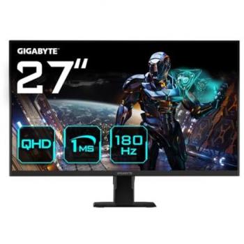 Monitor de Juego Gigabyte GS27QA 27 QHD - 2560 x 1440, 180Hz, 1ms, FreeSync, HDR Ready, HDMI 2.0, DisplayPort