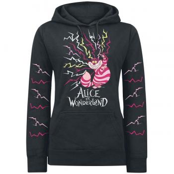 Walt Disney Alice im Wunderland - Lightning Cheshire Jersey con Capucha Mujer Negro XS