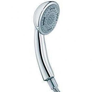 Ducha de Mano Curva Anticalcárea Duetto 3 Funciones Cromada Bossini