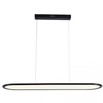 Lámpara Colgante LED 24W 80x100cm Color Negro 4000K Diseño Moderno
