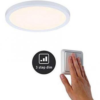 Panel LED Areo Redondo Blanco 17,5 cm 3-Step Dimmer IP44 13W 1300lm