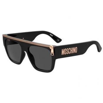 Moschino Stylish Sunglasses Black Male 56 MM