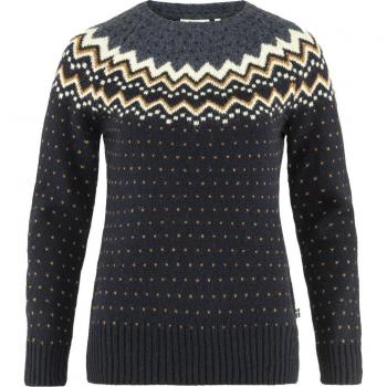 Suéter de punto Fjällräven Övik para mujer en color azul marino oscuro - Talla XS