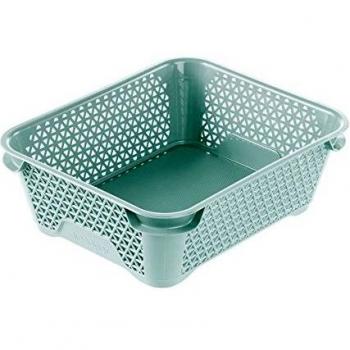 Cesta Mini Mirko Azul, DIN A6, 20 x 16 x 7 cm