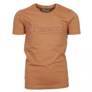 Pinewood Life Kids Outdoor T-Shirt - L.Terracotta