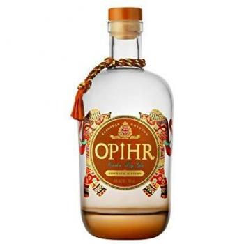 Ginebra Opihr Edición Europea 70cl, sabor oriental con especias exóticas, botellas de 70 cl, graduación alcohólica de 40%, ideal para cócteles y mezclas