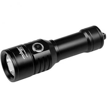 Orcatorch Linterna D570 Red Pointer, LED 1000 Lumen, Adultos Unisex, Laser Rojo (Multicolor), Talla Única, Color Negro