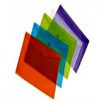 PACK 10 CARPETA SOBRE A5 CIERRE BROCHE PP AMARILLO