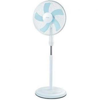 Ufesa SF1410 Alize Ventilador de Pie Oscilante, 50W, 3 Velocidades, 40cm Diámtetro, 5 Aspas, Altura Ajustable