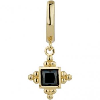 Piercing aro Curazao de plata bañada en oro amarillo 18k