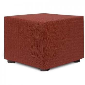 Funda Puff Bielástica Jaz Rojo Oscuro 65 x 65 x 65 cm