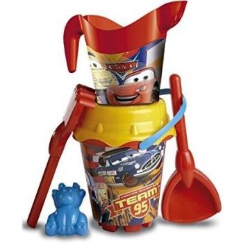 Disney Cars- Set Cubo Castillo de 18 cm con regadera