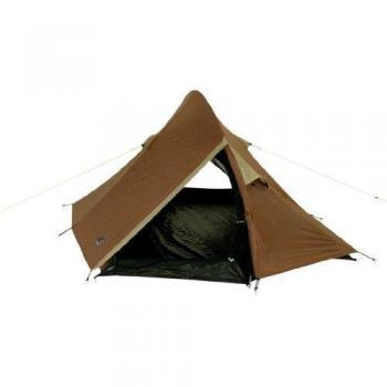 10T Outdoor Equipment Zelt Littlebighorn - Carpa para acampada, color marrón, talla 2 personas