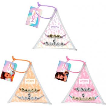 Pulseras Con Mensaje Pack Triangulo Wow Generation