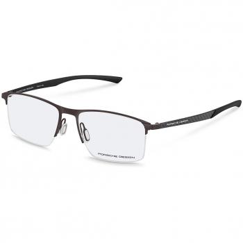Porsche Design P8752 B Men's Eyeglasses Brown Size 55 - Blue Light Block Available