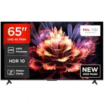 Televisor TCL 65P69K - Smart TV 4K UHD de 165 cm, Dolby Audio, HDR10+, Google TV