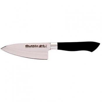 Quttin Cuchillo Deba, Acero Inoxidable, Negro, 11 x 4 cm