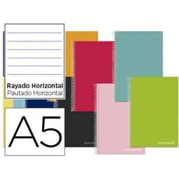 Cuaderno espiral Liderpapel A5 Micro Jolly