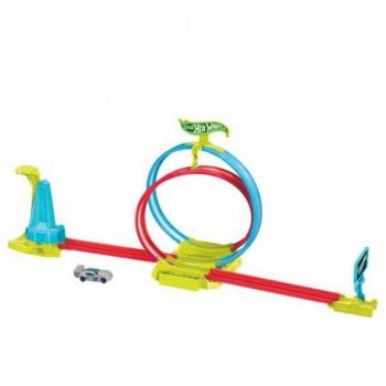 Pista Hot Wheels Neon Speeders Looping rayo laser HPC05