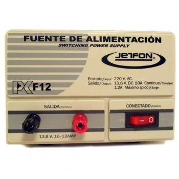 Fuente de Alimentación Estabilizada PCF12 - Salida Banana 220Vsc 13.8Vdc 10A