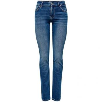 Pantalones Vaqueros Only Alicia Azul para Mujer, modelo reg strt dot879, en denim de color medium blue