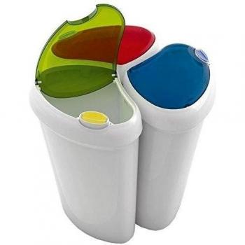 KIS Cubo De Basura 3 Lotus Blanco