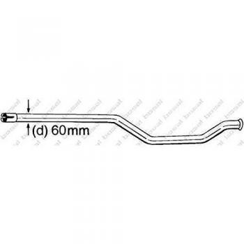 Tubo de reparación para catalizador BOSAL 889-007