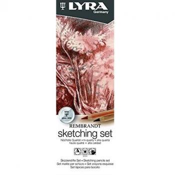 LYRA Estuche metálico de Lápices Rembrandt Set Esbozo. 6 Uds, Colores variados