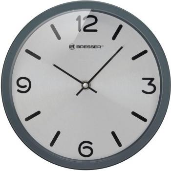 Bresser MyTime Silver Edition Reloj de Pared Gris