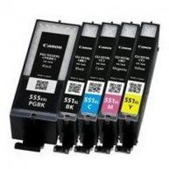 Cartucho de tinta compatible ARCLI551XLY 11ML para Canon Pixma IP7250, MG5450 y MG6350.